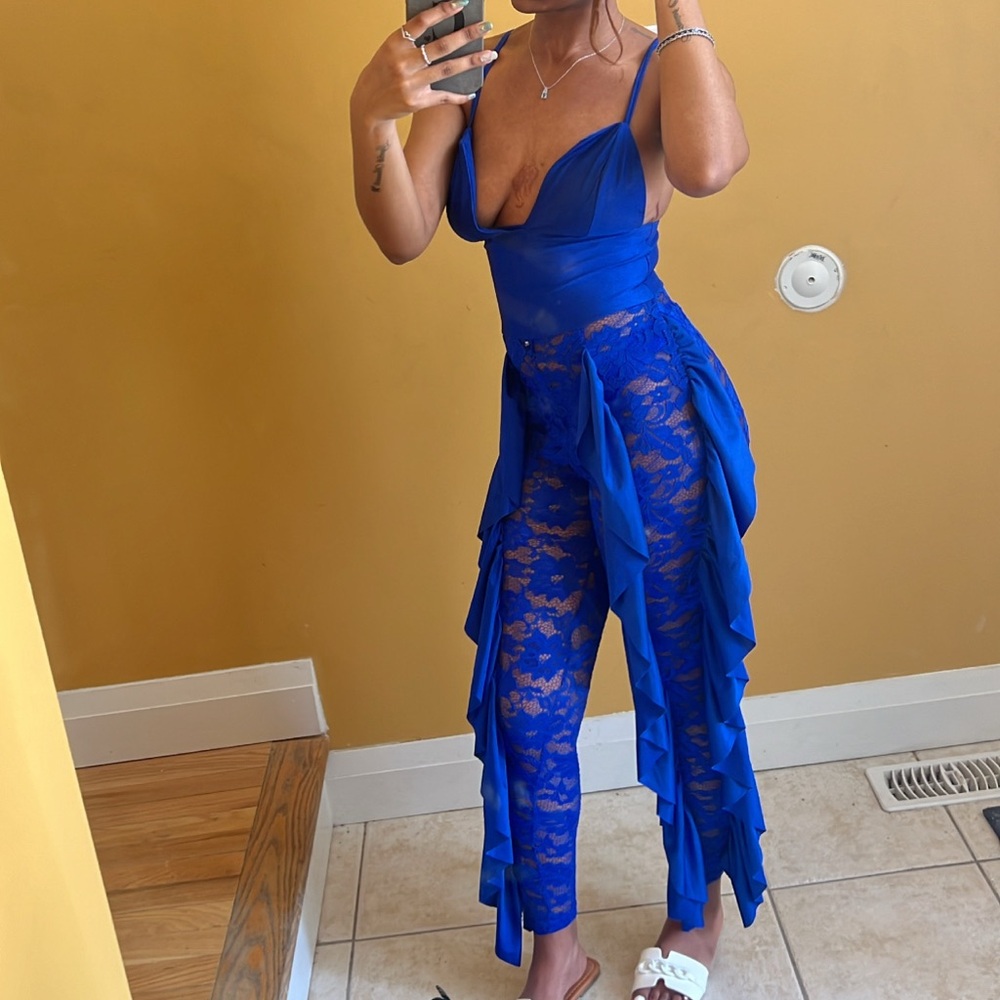 Blue Vacation Coverup